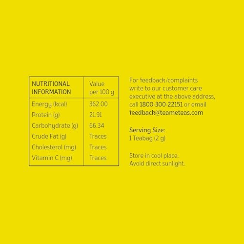 Image of TE-A-ME Lemon Tea 400 Bags | Lemon Black Tea | Pack of 4 (100 Bags x 4)