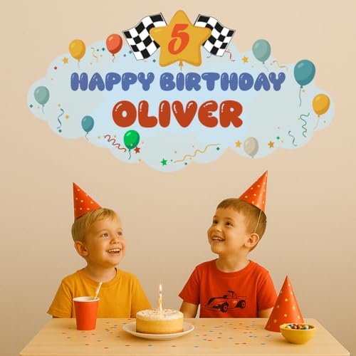 Vinilo Decorativo de Cumpleaños Personalizado para Niños miniatura 2