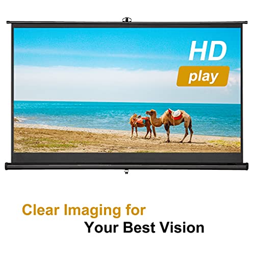 Pantalla de proyector 100 pulgadas con trípode miniatura 3
