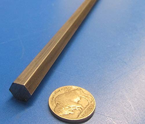 4140 Alloy Steel Hex Rod 10 mm Diameter x 6 Foot Length 1 Piece