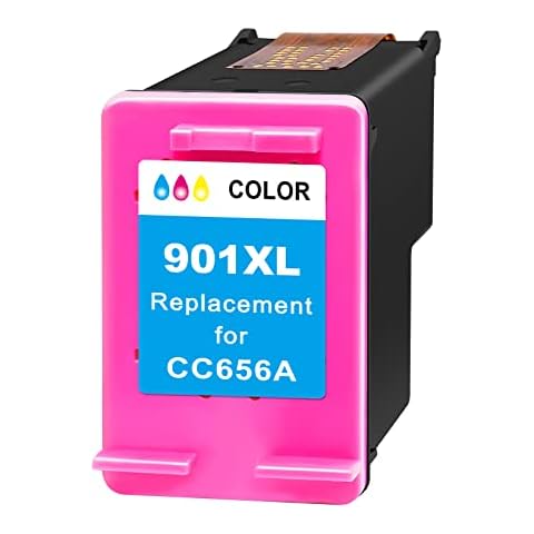 Sunnieink 901XL Remanufactured for HP 901 Ink Cartridge Colour Use Cover