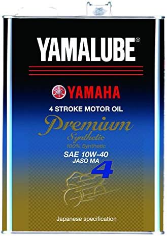 Amazon ヤマハ Yamaha 二輪車用エンジンオイル ヤマルーブ プレミアムシンセティック Ma 10w 40 4l バイク用エンジンオイル 車 バイク