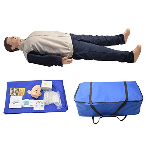 ZMIN Reanimationspuppe Erste Hilfe, CPR Übungspuppe Trainingspuppe, kardiopulmonaler Wiederbelebungssimulator für medizinische pädagogische Trainingshilfe Cover