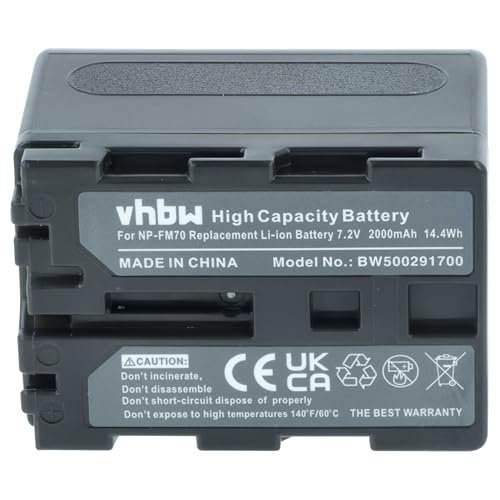 Batterie Sony MVC-CD500 vhbw lot de 3 pour remplacer accu usé