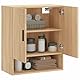 vidaXL Wandschrank, Hängeschrank mit viel Stauraum, Wandmontage Badschrank Medizinschrank, Aufbewahrungsschrank für Wohnzimmer, Sonoma Eiche Holzwerkstoff
