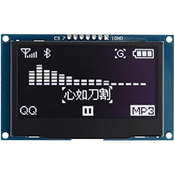 2 шт. 2 42 12864 128 x 64 модуль OLED-дисплея Iic SPI последовательный ЖК-экран для C51 Stm32 Ssd1309 белый шрифт