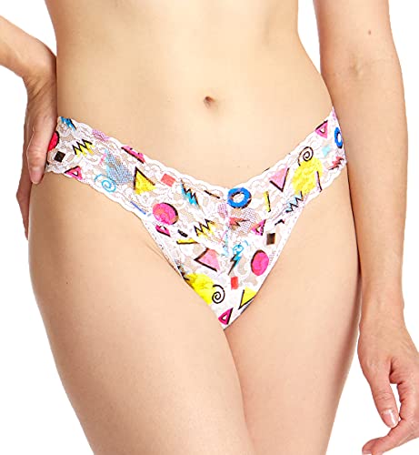 String taille basse Hanky Panky Decades Rad Geo sous-vêtement taille unique stretch