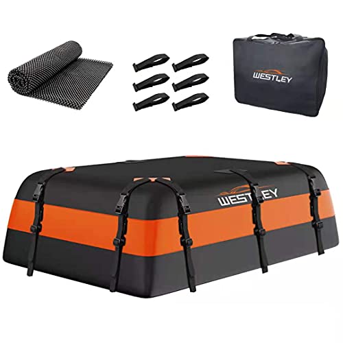 Westley 15 Cubic Foot Rooftop Cargo Carrier - Maximize Storage Space on Your Vehicle