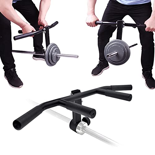 PEALOV T Bar Row Attachment, T‑Bar Row Handle Core Strength Training Home Gym Fitness Equipment, T Bar Row Landmine Handle Fits 1 Standard & 2 Olympic Bars For Shoulder Back Muscle Building