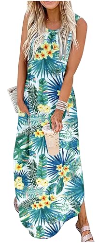 Image of CHUNTIANRAN Maxi Dresses for Women Summer Outfits Boho Beach Long Dresses Casual Sundresses Resort Wear for Women 2026