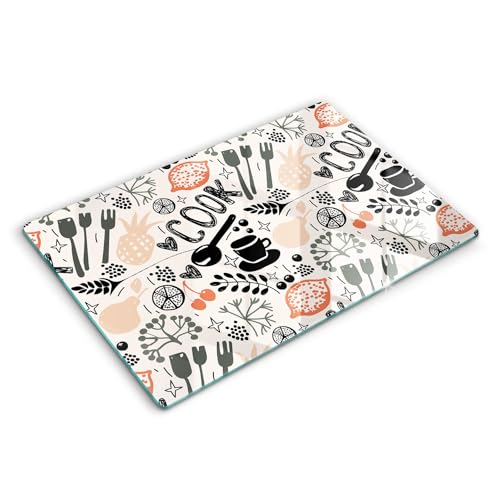 Planche à découper Wallfluent cuisson grand format 80x52cm en matériau résistant