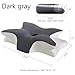 Medeuo Cervical Neck Pillow for Pain Relief - Ergonomic Memory Foam Pillow ，Cooling Breathable Cover for All Sleeping Positions Gray