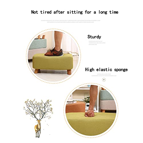 Tabouret à Chaussures en Lin et Hêtre Massif Finition Premium - 8