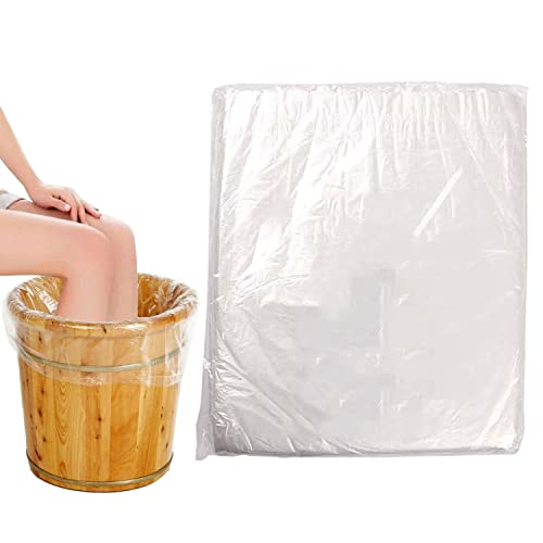 80 bolsas plásticas para spa de pies desechables 26x22 pulgadas miniatura 1