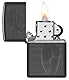 Zippo Sturmfeuerzeug - Lady, High Polish Black, Photo Image - Nachfüllbar - Wiederverwendbar - Windfestes Design - Geschenkbox - Made in USA