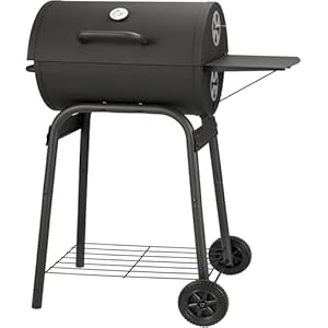 Barrel Charcoal Grill, Large Charco...