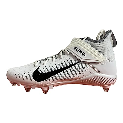 Image of Nike Men's Alpha Menace Pro 2 D Football Cleats - Black /White,7M US