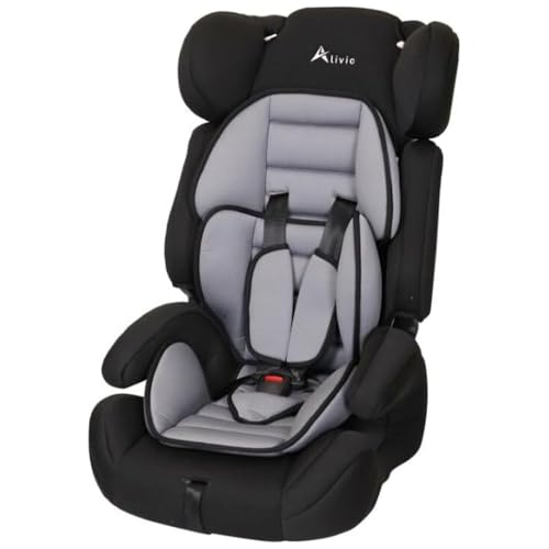 Alivio Adjustable Car Seat for Toddlers & Children, Padded & Comfortable Infant Kids Cart Seat 0-12...