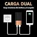 Duracell Powerbank 6700 mAh, batería externa para smartphones y dispositivos con alimentación...