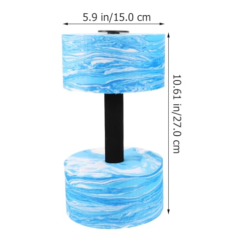 GANAZONO 2pcs Mancuernas Acuáticas para Ejercicio en Piscina miniatura 2