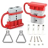 Zhushan 2 PCS 120a Battery Quick Connect/Disconnect Wire Harness Plug Connector Kit - Ideal for Cars, Trailers, Motors, and Electronics Maintenance