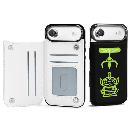 手帳型 トイストーリー エイリアン 対応 iPhone 17 Air ケース カード収納 スマホケース 財布型 携帯ケース 軽量 全面保護 スタンド機能