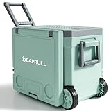36 Quart Cooler with Wheels, Ice Chests Portable Wheeled Cooler Holds Ice up to 6 Days, Leak-Proof Outdoor Insulated Ulta-Light Hard Cooler for Camping, Beach, Boat, Fishing