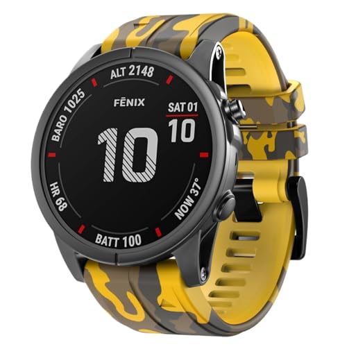 Luksnoc �X�}�[�g�E�H�b�` �x���g 22mm 26mm Quickfit �����\ �K�[�~�� �o���h Fits Fenix 8 47mm/8 Pro/7/6//5 Forerunner 970/965/955/945 Quatix 8/7/6/5/E