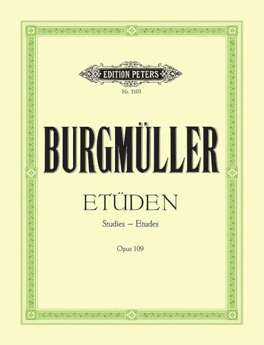 Burgmuller : études Opus 109