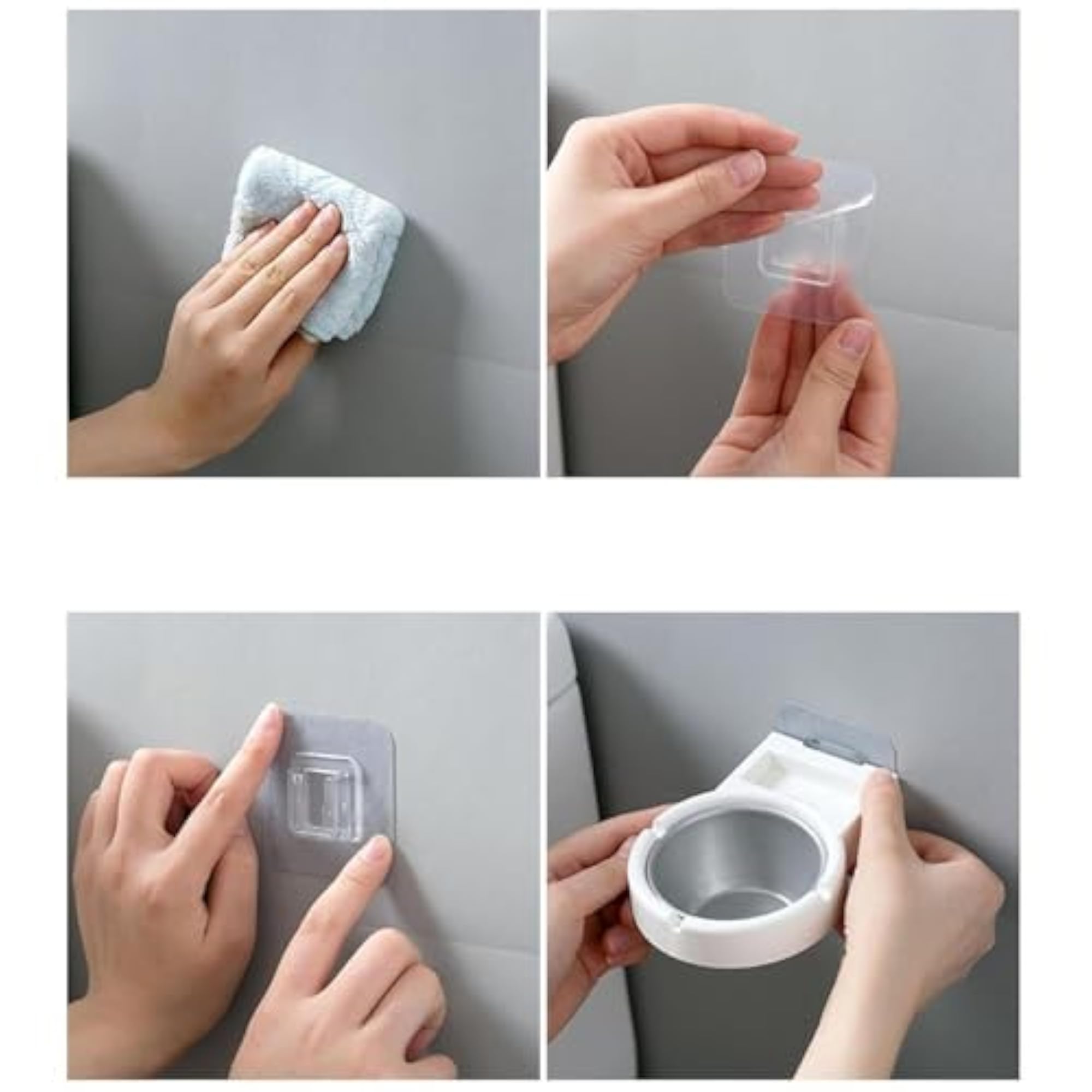 Wall Mounted Lightweight Modern Ashtray for Home Indoor Black