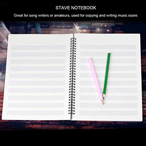 Draagbare Handige Stave Notebook voor Song Writers voor Amateurs (Gele beer patroon) - Image 8