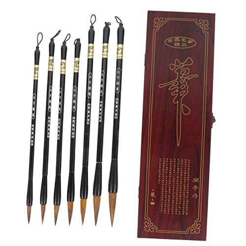 Homoyoyo 1 Set Calligraphy Brush for Beginners Multi Function Art Brush Pens for Painting and Drawing Durable Easy to Hold Home Supplies