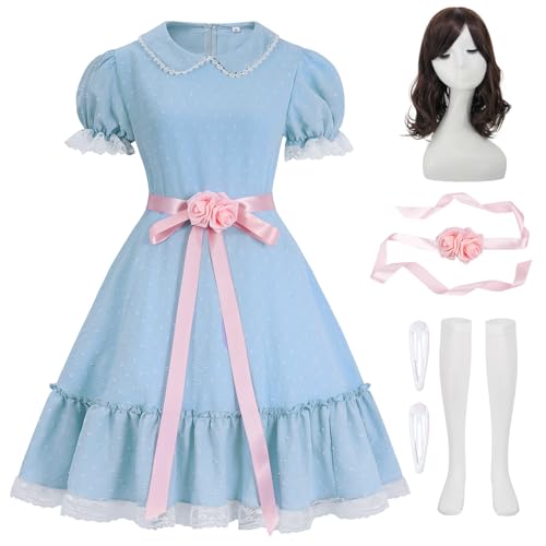 KFVZIU Blue Dress Twins Costume