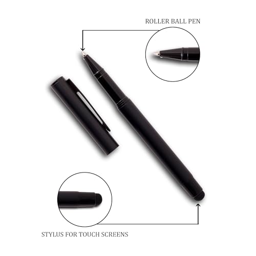 Image of DOODLE Undated Executive Diary Gift Set | A5 160 Pages PU Leather Notebook + Stylish Pen with Stylus | All Packed in a Beautifully packaged in an Elegant Gift Box (Turquoise)