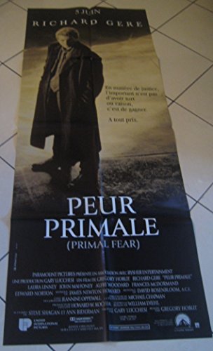 Affiche Peur Primale 60X120Cm originale de cinéma pour collectionneurs