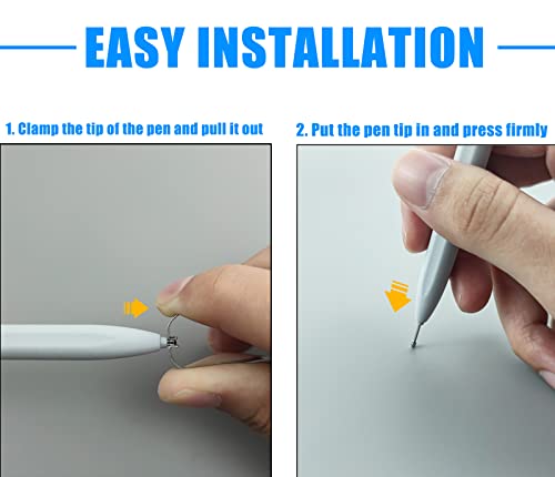 No Worn Out Titanium Alloy Replacement Maker Tips Fits For Remarkable 2 Maker Stylus Pen, Ballpoint Smooth Note Taking Fine Backup Nibs,2 Pcs #TOP5