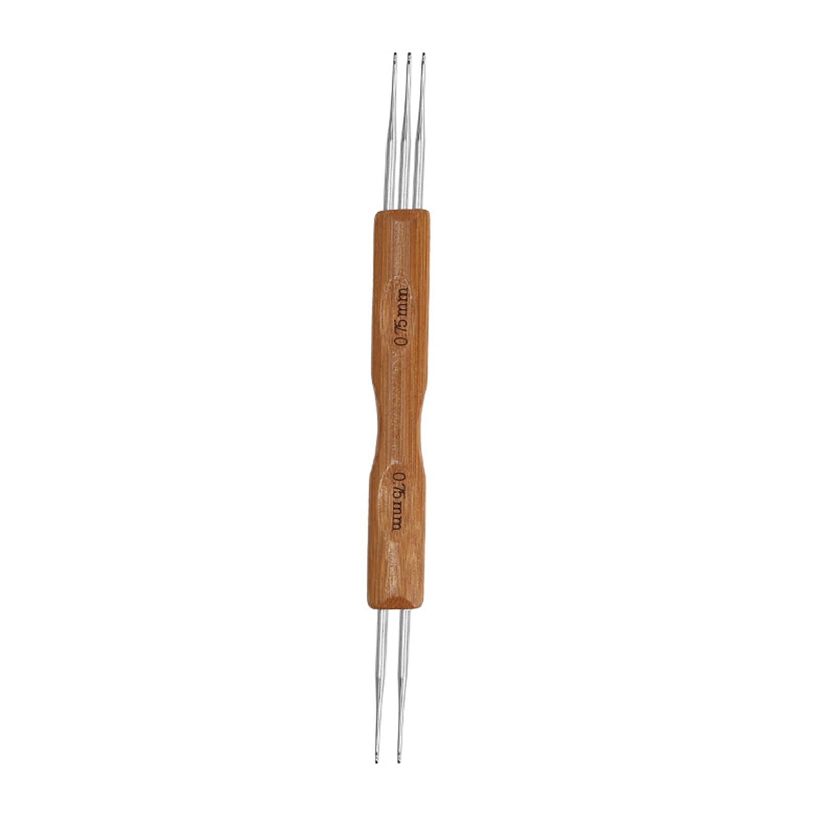 Dreadlock Crochet Hooks for Hair (0.5mm; 0.75mm) Handle Crochet Needle Steel Hook for Braid Craft Hook Needle for Dreadlock for Hair Set for Crocheting