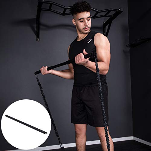 IMIKEYA LAT Acessório de barra de puxar para baixo para máquina de cabo, exercícios de tríceps, músc