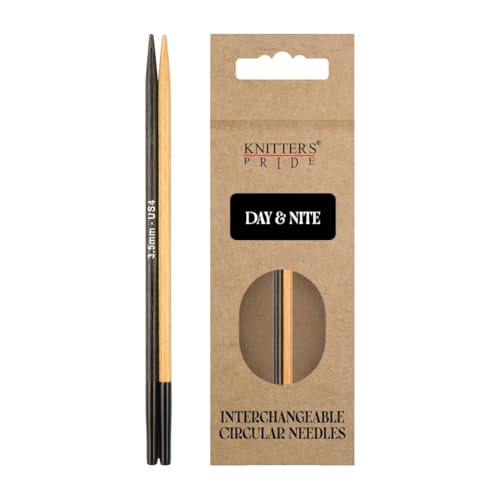 Image of Knitter's Pride Day & Nite Normal Interchangeable Circular Needles 5 inch inch (13cm) - US Size 4 (3.5mm)