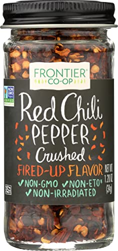 Frontier Herb Crushed Red Chili Pepper, Fair Trade, Kosher, Non-GMO, 1.2 Ounce (Pack of 1)