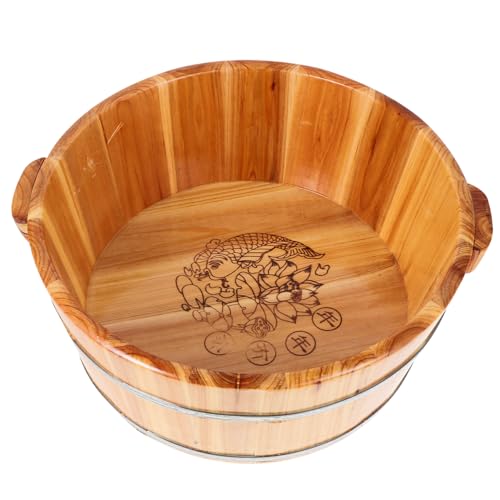 Masajeador Spa de Pies Barril de Madera 36 cm miniatura 4