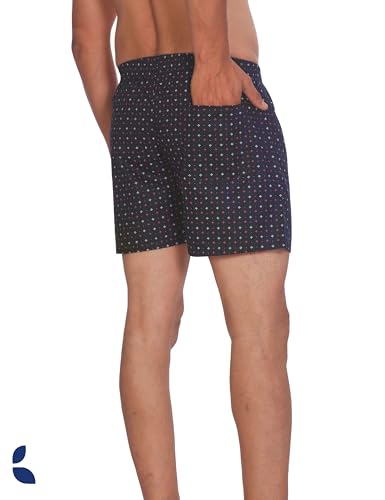 Image of Cotton Boxer Shorts for Men, Breathable, Comfortable & Lightweight (Pack of 2)