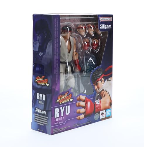 TAMASHII NATIONS - Street Fighter - Ryu -Outfit 2-, Bandai Spirits S.H.Figuarts Action Figure, Ryu (Outfit 2), 5.9 inches - Image 3