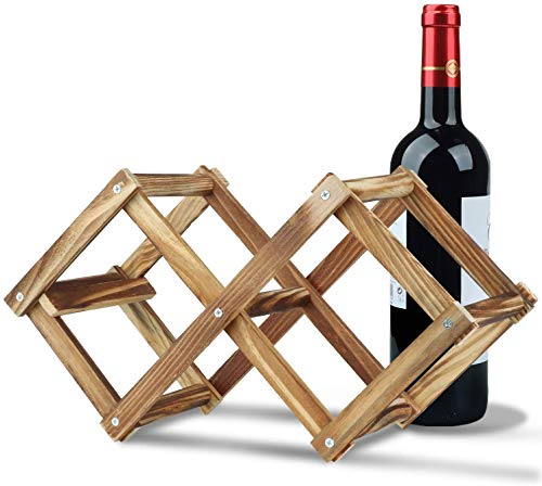 Birando Wave Wine Rack (12Bottle, Terra Cotta)