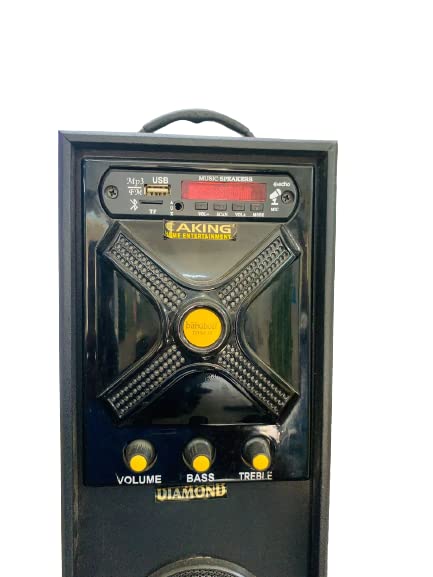 Image of OMH A-King | HI-FI | Home Dj Tower | Multimedia Speaker | 28000 Watts PMPO | Home Entertainment | Pack of (3)