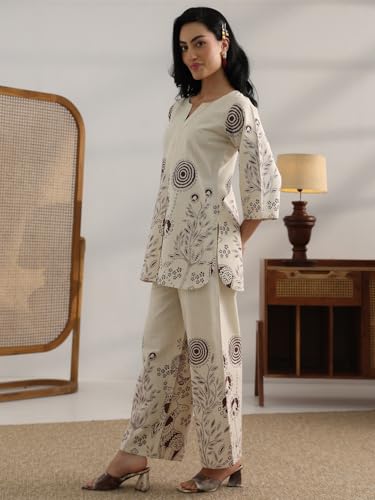 Image of Libas Printed Cotton Co-Ord Set