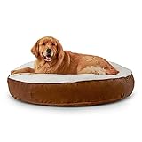 Scout Large (42 x 42 in.) Mocha Deluxe Round Pillow Style Dog Bed
