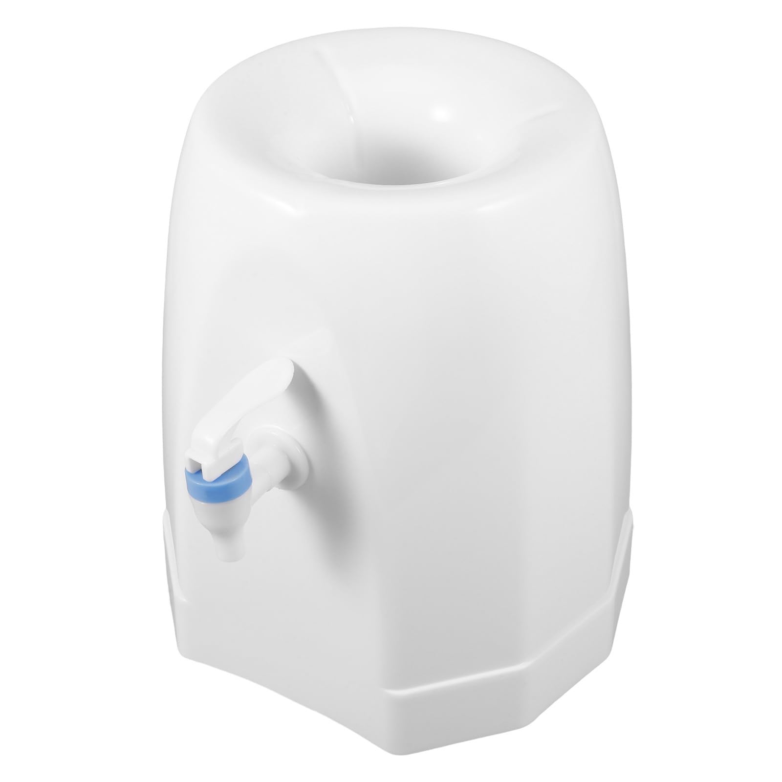 SEWACC Tragbarer Kleiner Kunststoff Wasserspender mit Wasserhahn Kompakt für Flaschen und Eimer Tisch Wasserspender für Outdoor Büro und Haushalt