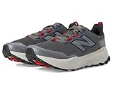 New Balance Men's Fresh Foam X Garoé V2 Trail Running Shoe, Castlerock/True Red/Slate Grey, 8 UK