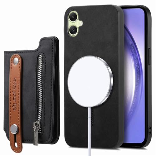 Étui pour Samsung Galaxy A06 en cuir PU fin finition premium et fermoir aimanté